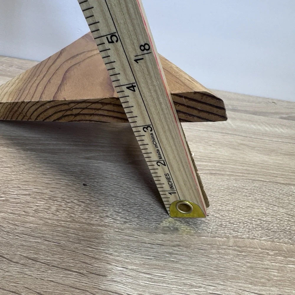 Vintage Wood Heart Cutout Corner Wall Shelf Country Cottagecore 14